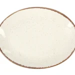 Porland, Seasons Beige Oval Plate 31cm, 04ALM001396