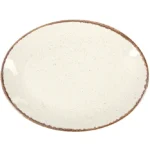 Porland, Seasons Beige Oval Plate 24cm, 04ALM001574