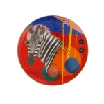 Porland, Wild Life Zebra Flat Plate 28cm, 04ALM005136