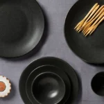Porland, Seasons Black Dinner Set 27 For 6, 04ALM005514