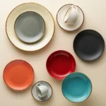 Porland, Seasons Turquoise-Beige-Black Dinner Set, 04ALM005519