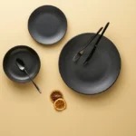 Porland, Seasons Black Dinner Set 30 Pcs For 6 Pe, 04ALM006167