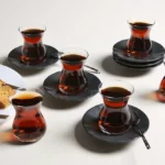 Porland, Seasons Black Tea Glass Set Of 12, 04ALM006600