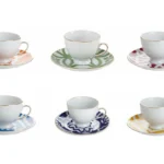 Porland, MoroCCo Mixed Colour Coffee Set 12 Pcs, 04A+P021272