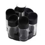 Porland, Soft Black Spice Jar Set 7Pcs, 04FIA001690