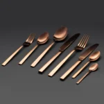 Porland, Quantum Matte Copper Cutlery Set 84 Pcs, 04FST001549