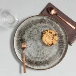 Porland, Stoneware Iris Flat Plate 16cm, 04SWA000083