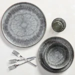 Porland, Iris 12 Piece Dinner Set, 04SWA000163