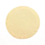 Placemat Round Braided, Available In Different Colors