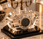 Crystal Vintage Telephone on Marble