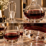 Luxurious Wine Decanter Glass Collage (2)