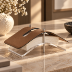 Luxury Leather and Acrylic Napkin Holder