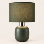 Minimalist Olive Green Table Lamp