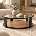Modern Glass Coffee Table Styling