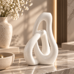 Sculptural Ceramic in Warm Minimalism (1)