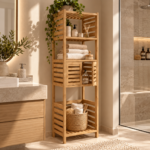 Spa Like Bamboo Bathroom Sanctuary (3)