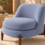 Sunlit Blue Lounge Chair