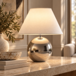 Warm Chrome Lamp Vignette